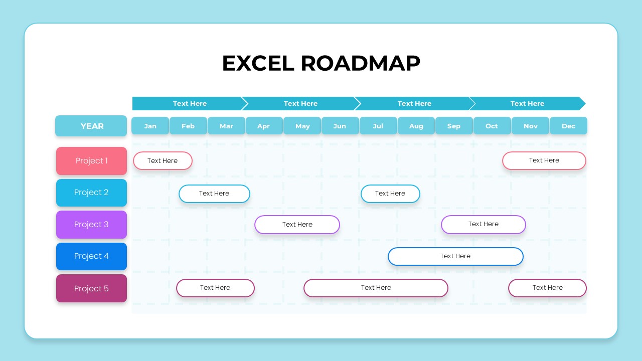 excel event roadmap template