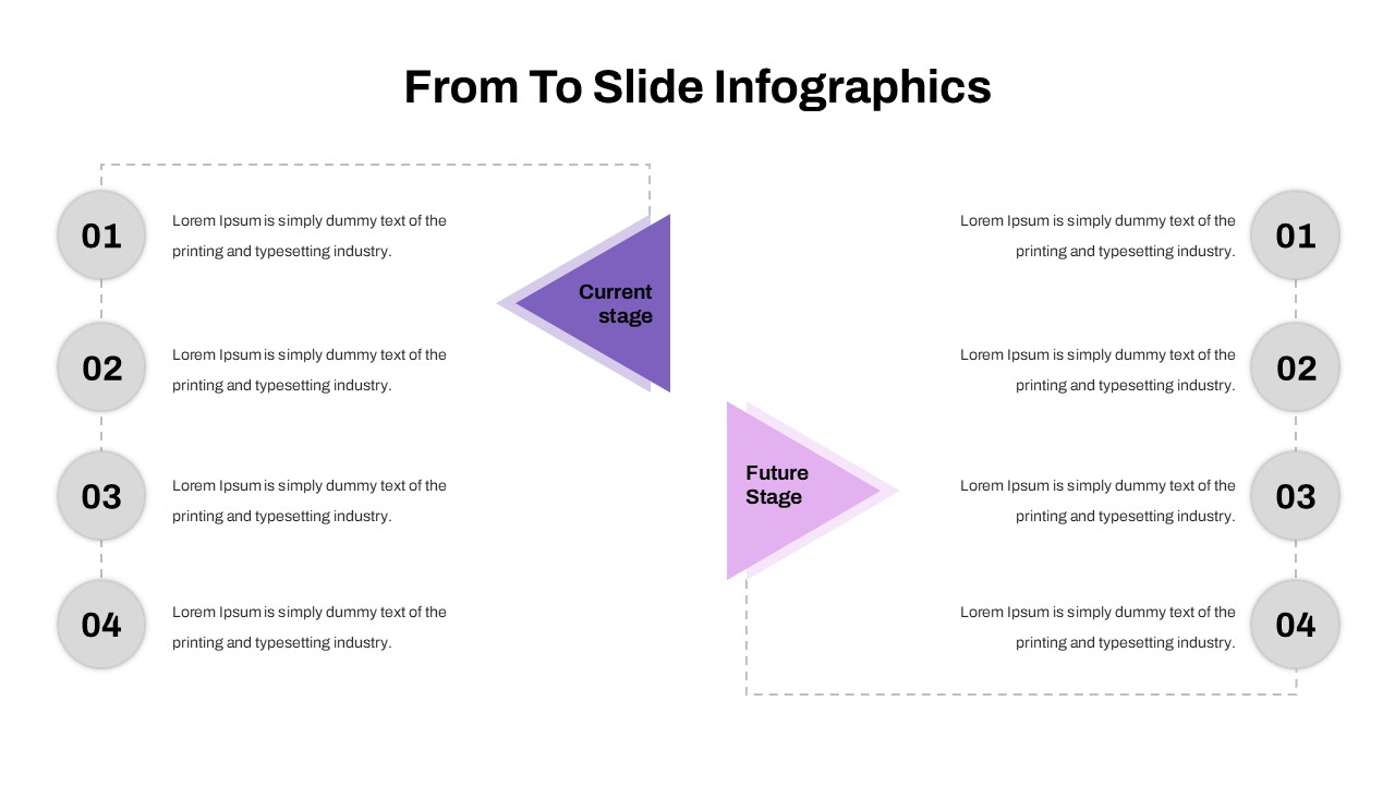 from to comparison slide