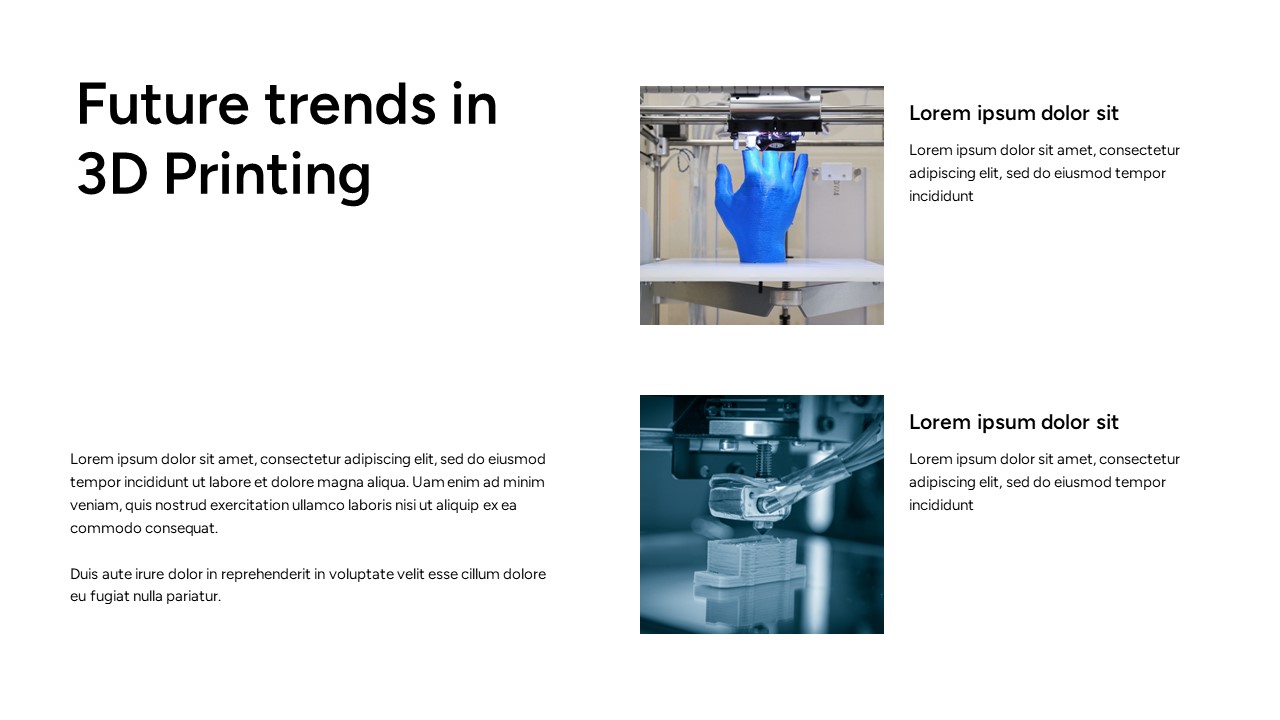 future trends in 3d printing