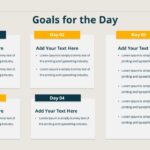 goals of the day template