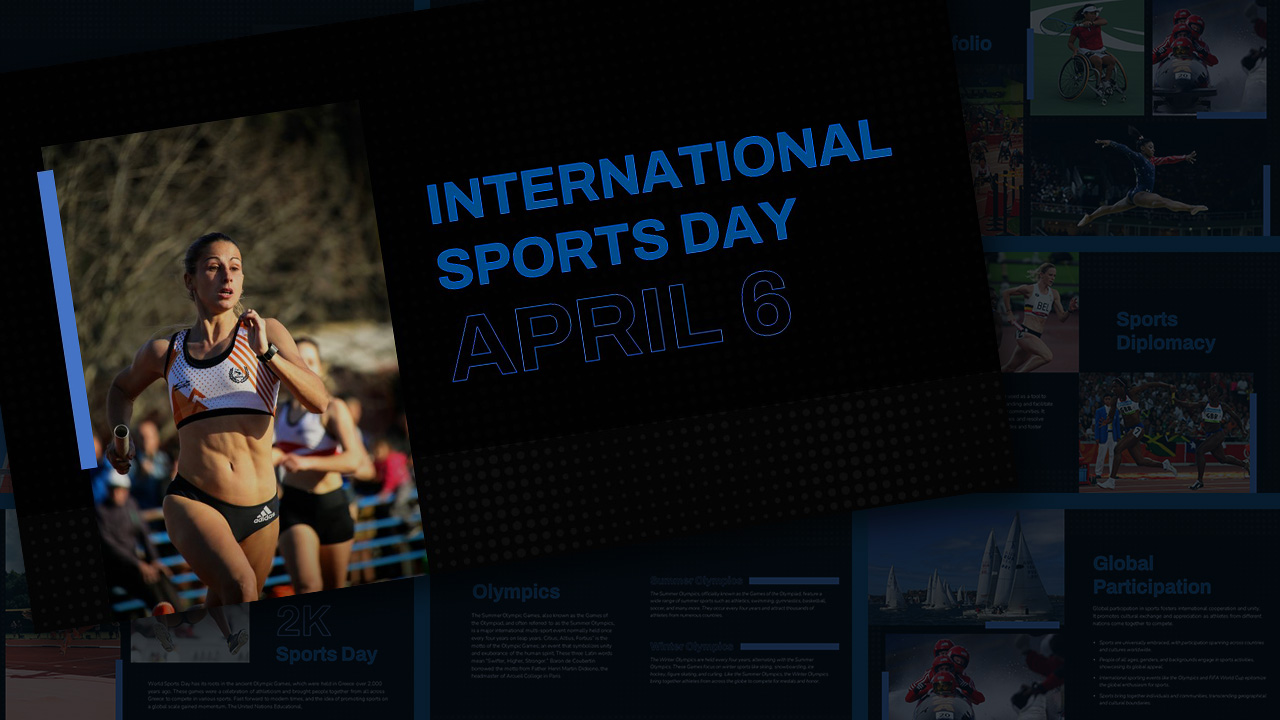 international sports day template