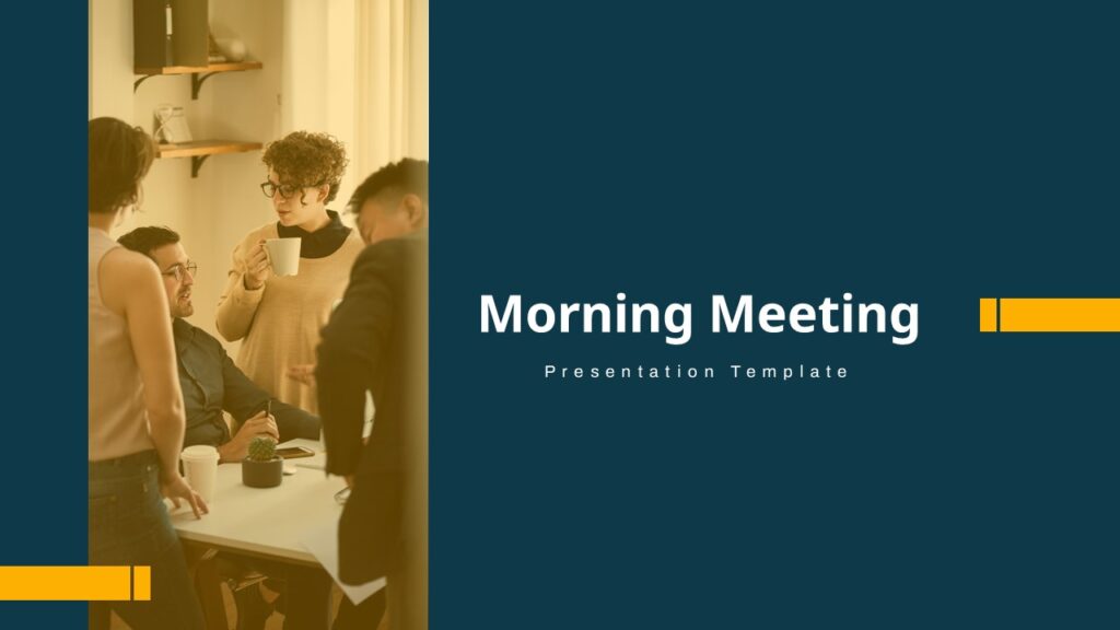 morning meeting presentation template