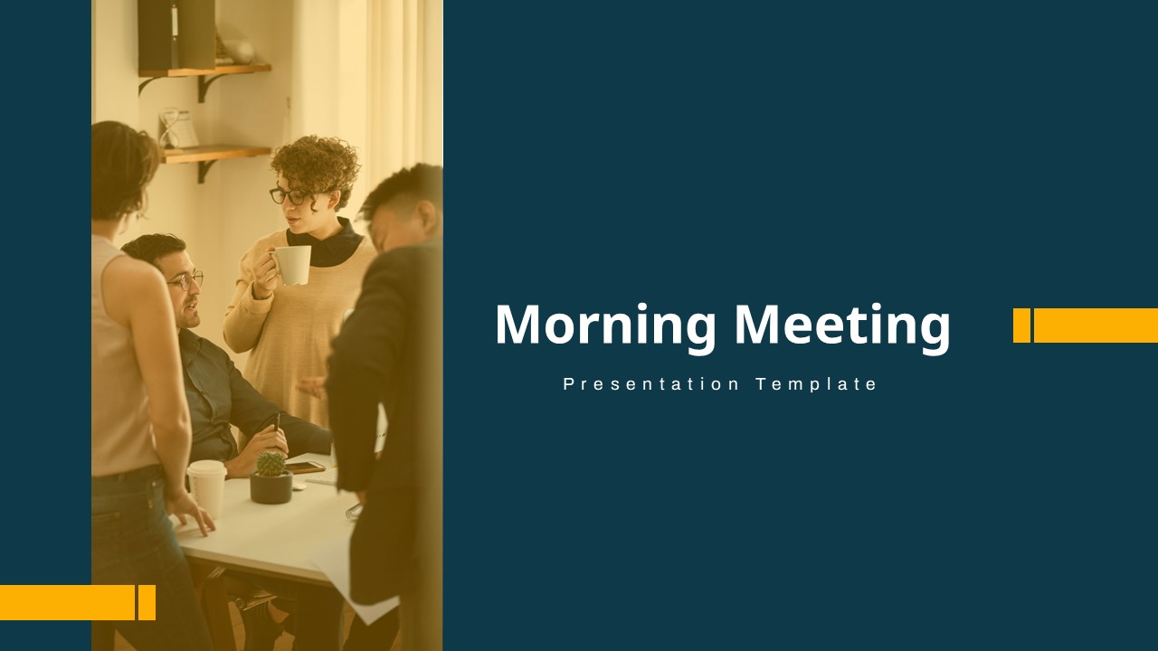 morning meeting presentation template