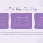 purple aesthetic table template