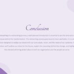 purple theme conclusion template