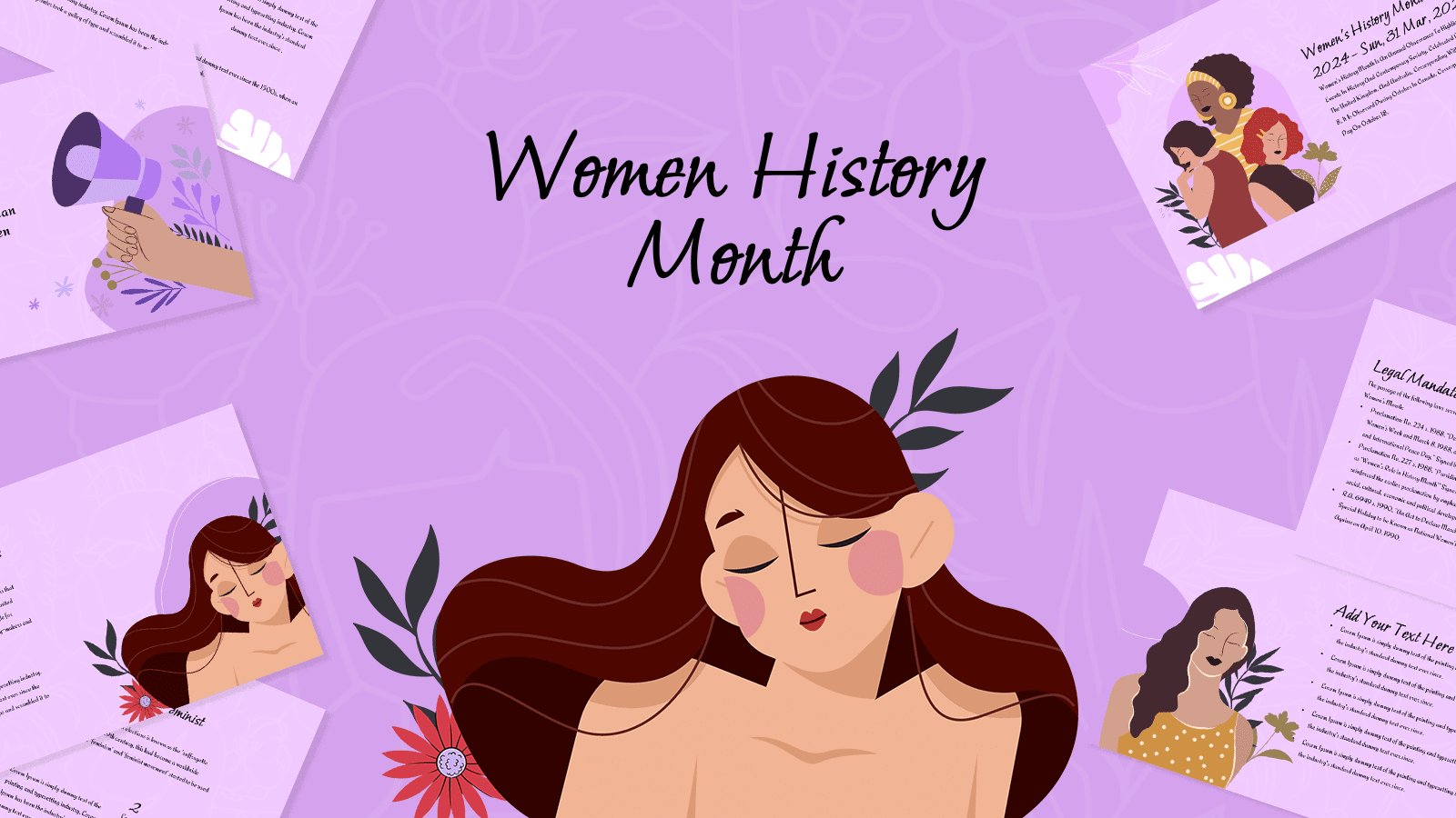 women history template