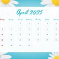 april 2025 calendar template