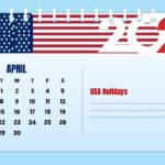 april 2025 calendar with us holidays