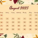 august 2025 calendar