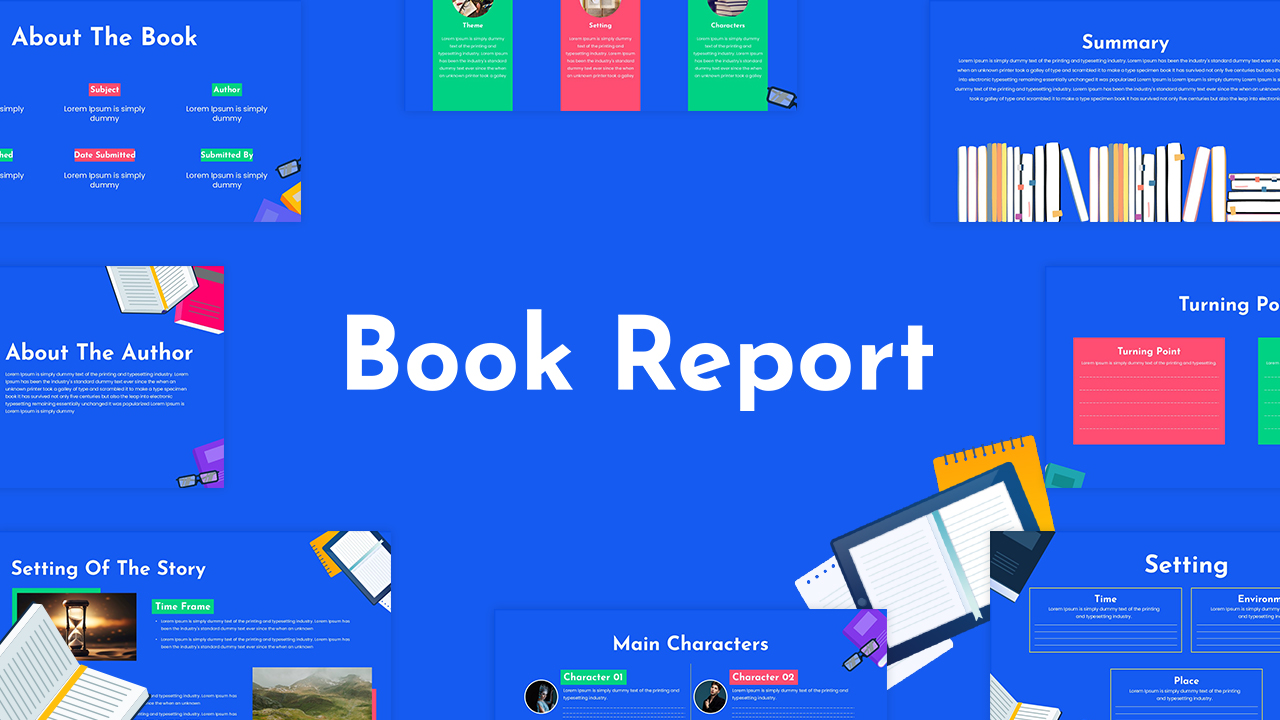 book report template