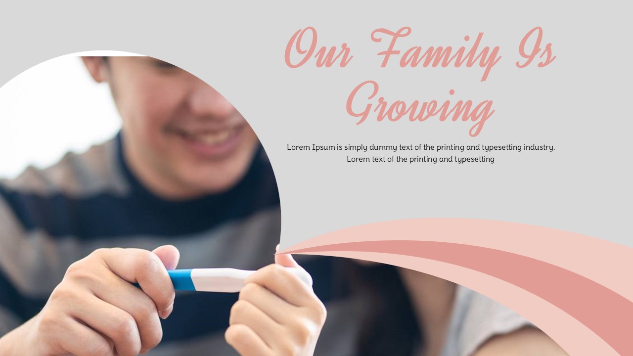 cute pregnancy announcement template