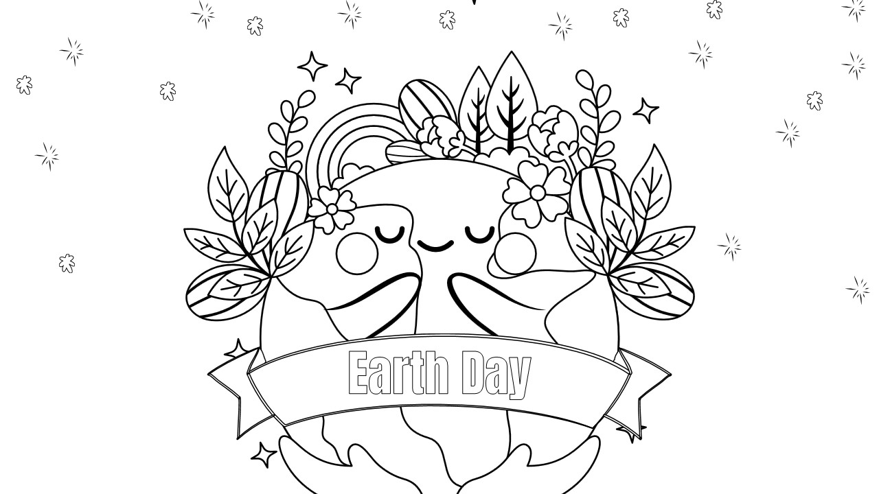 earth day coloring templates