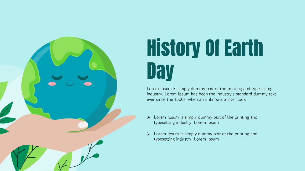 history of earth day