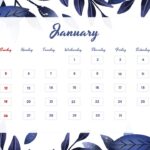 January 2025 calendar template