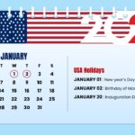 january 2025 us holidays calendar