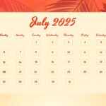 july 2025 calendar template