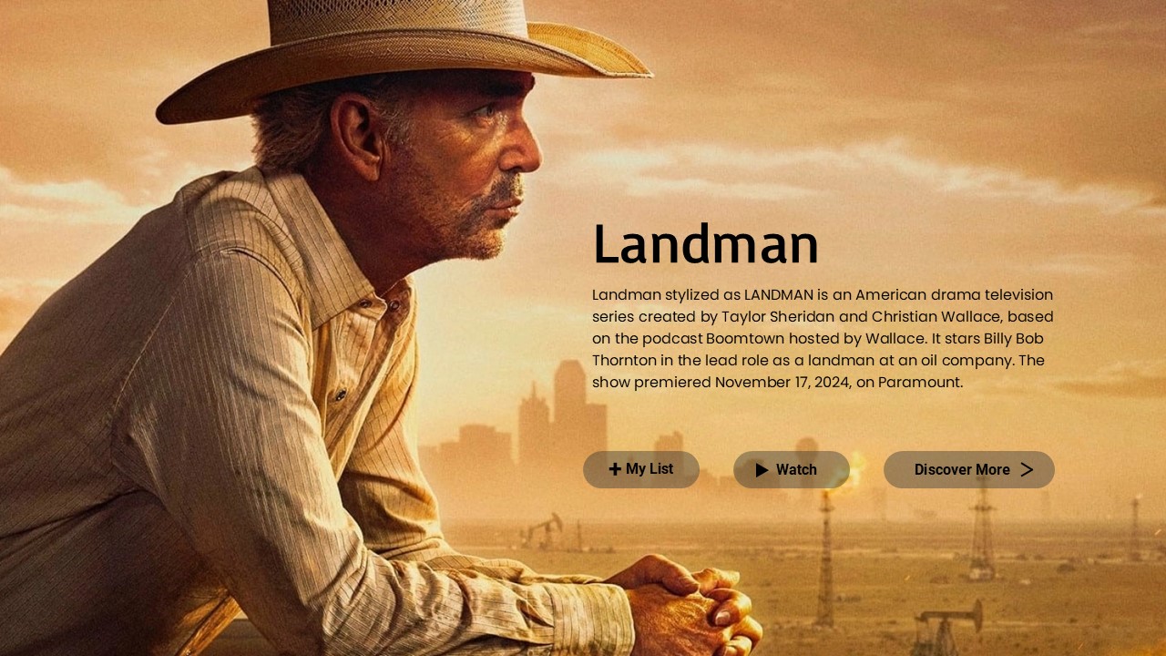 landman show template