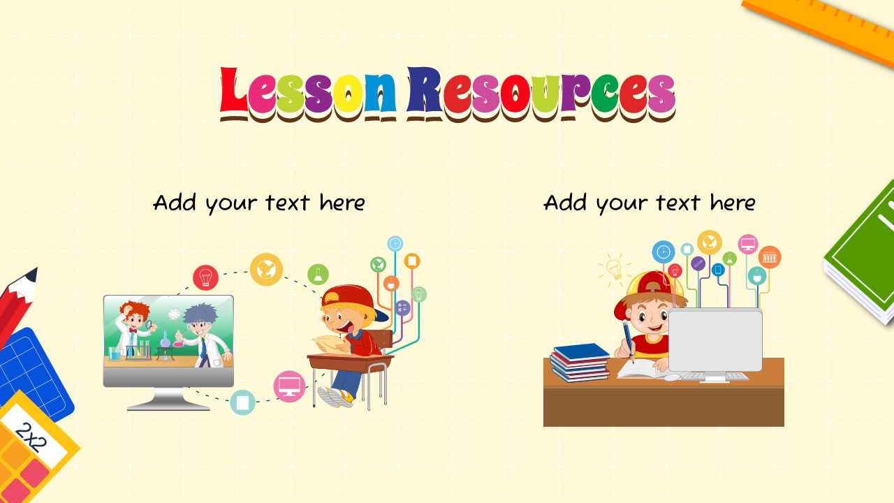 Plantilla de recursos para la lección
