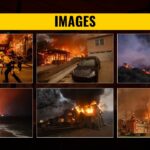 los angeles wildfire images