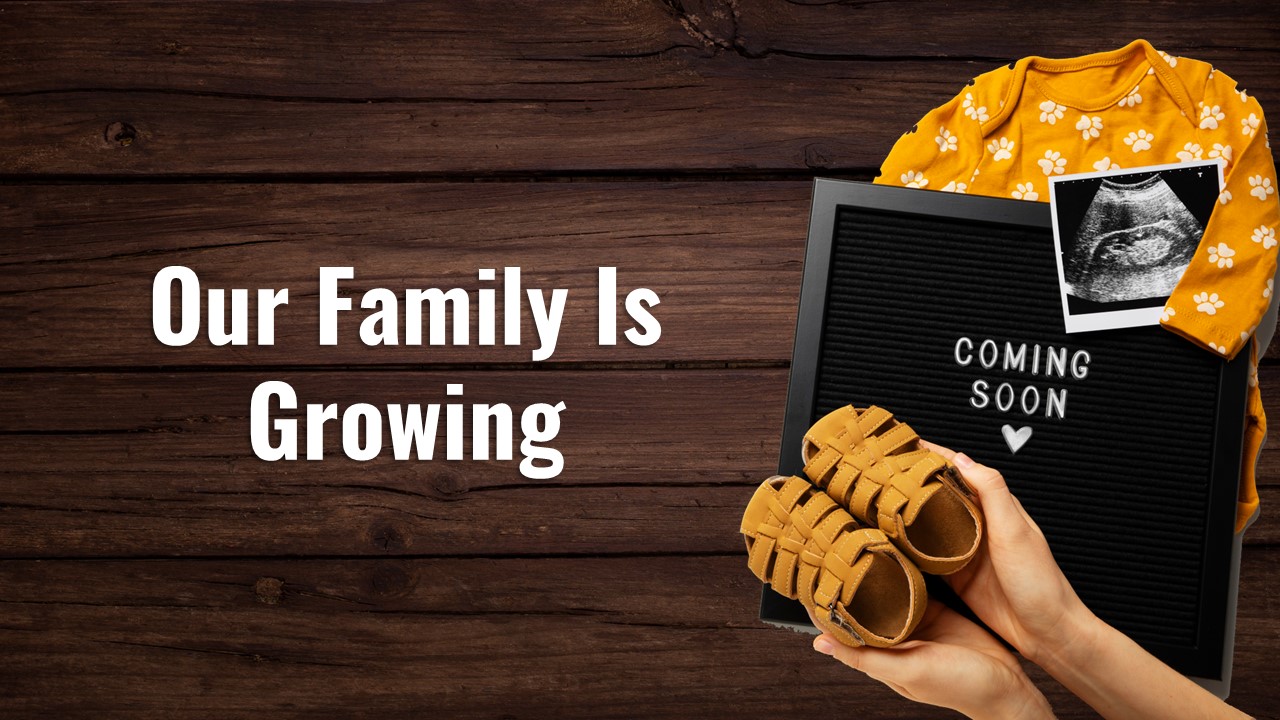 pregnancy announcement template download