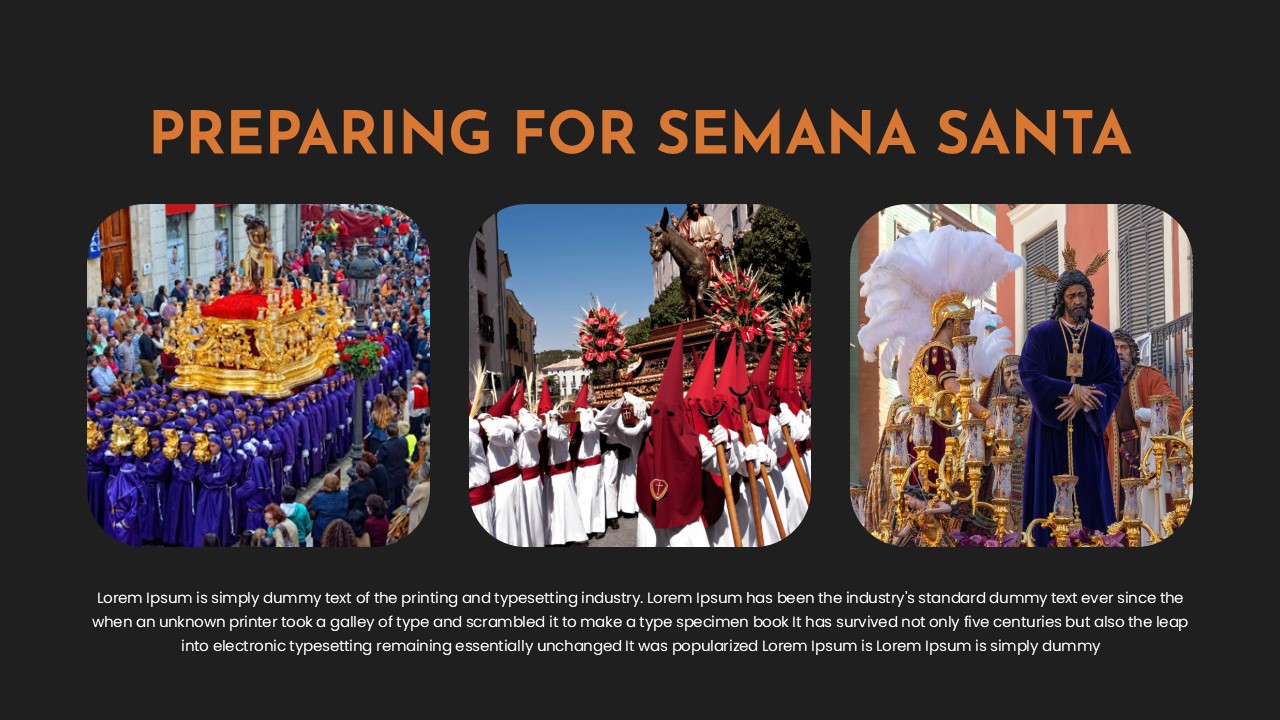 Creative Semana Santa Presentation Template - Slidechef