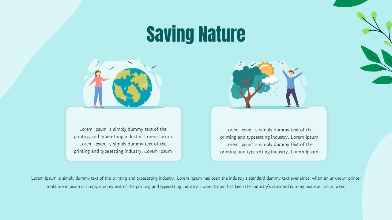 save nature template