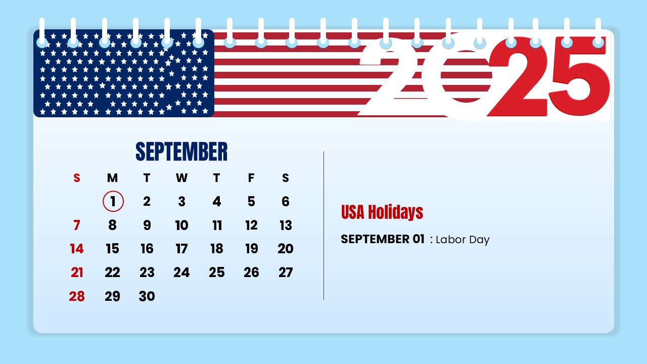 september 2025 us holiday calendar