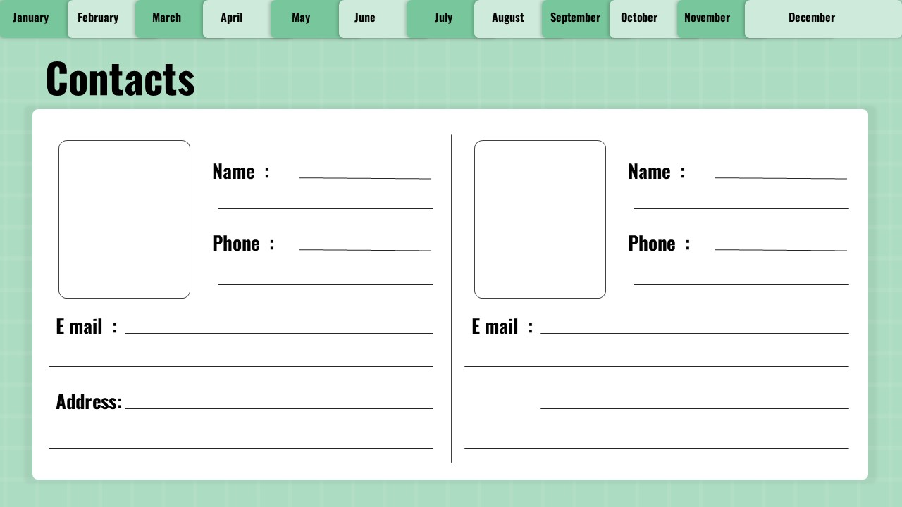 2025 digital planner intro page