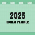 2025 digital planner template