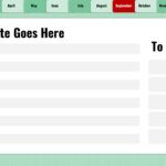 2025 september to do list template