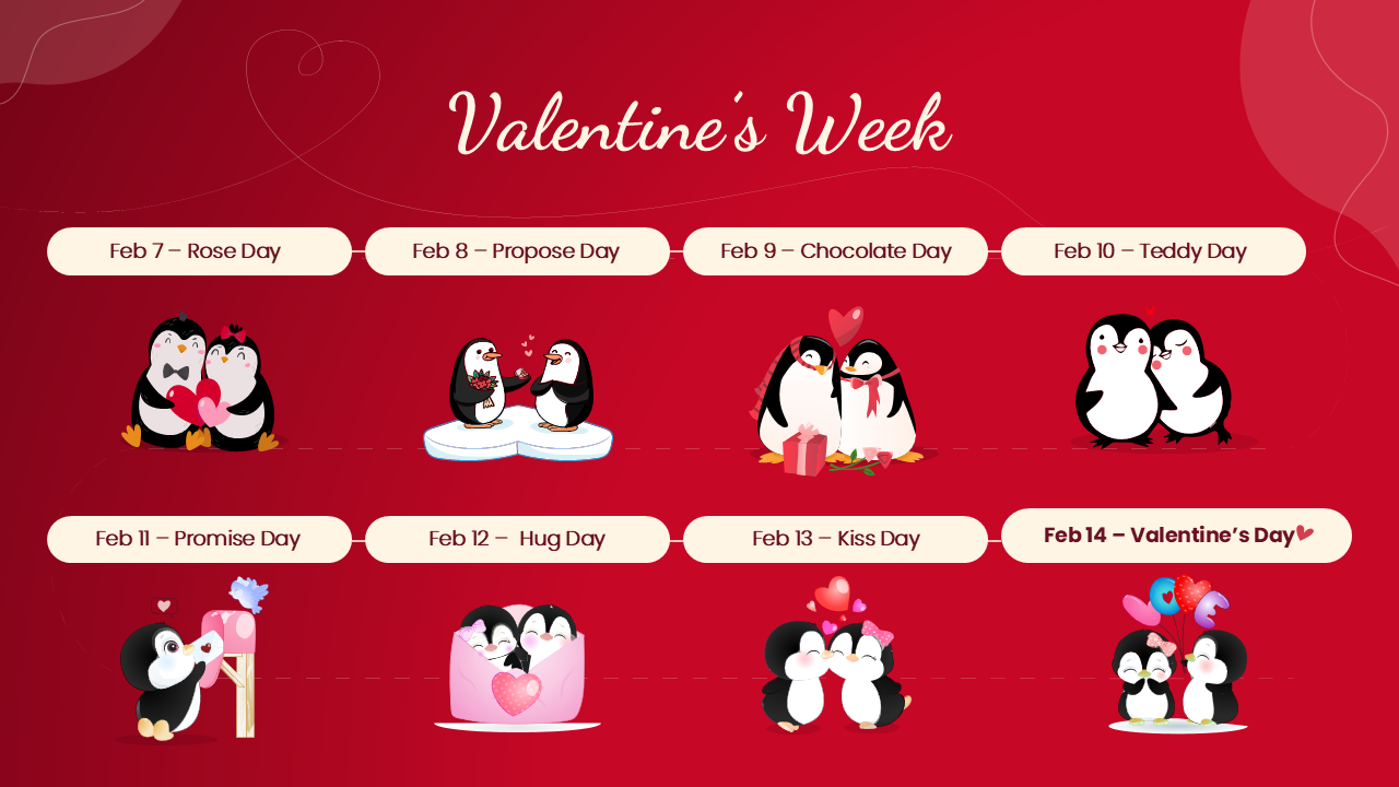 Valentines week template