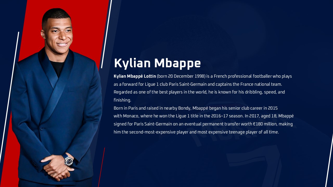 about kylian mbappe