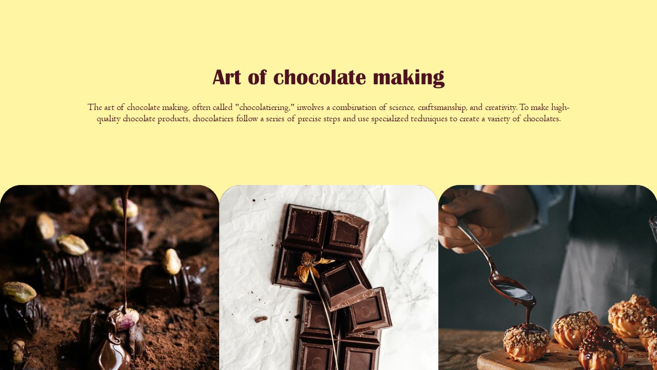 art of chocolate making