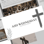 ash wednesday template