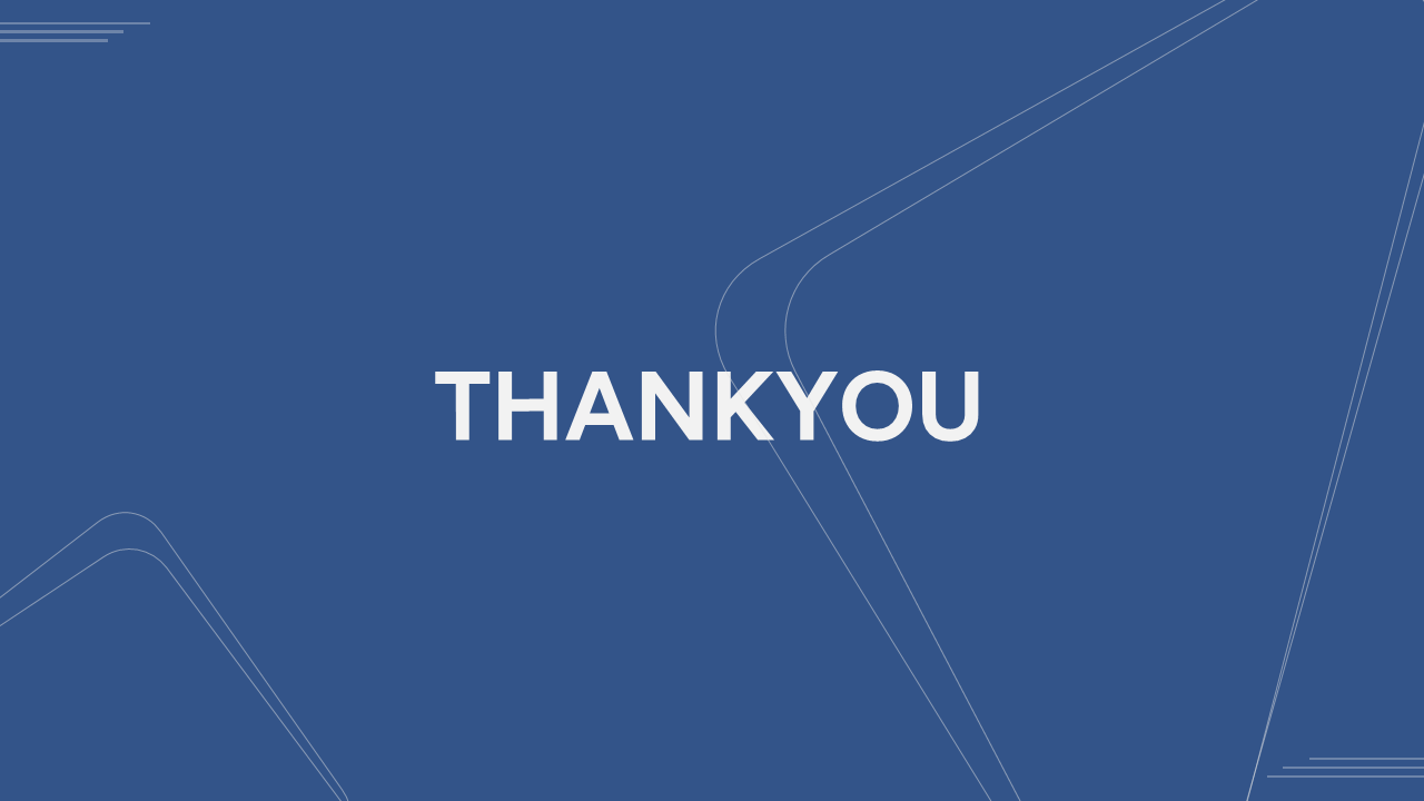 corporate thank you slide