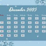 december 2025 calendar