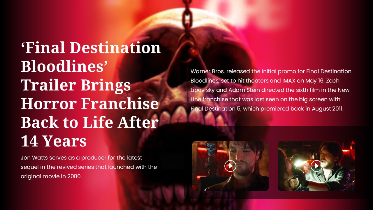 final destination bloodlines story