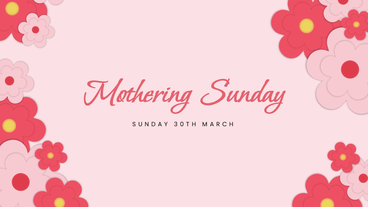 floral mothering sunday background