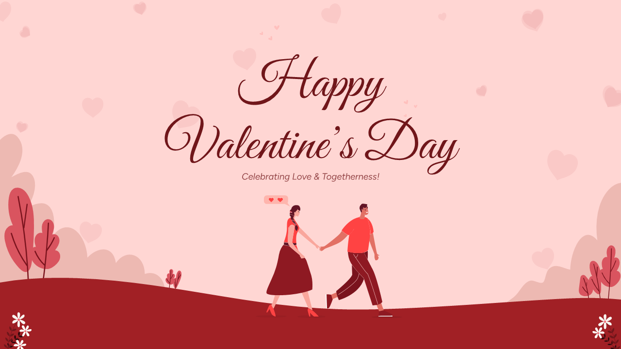 happy valentines day poster