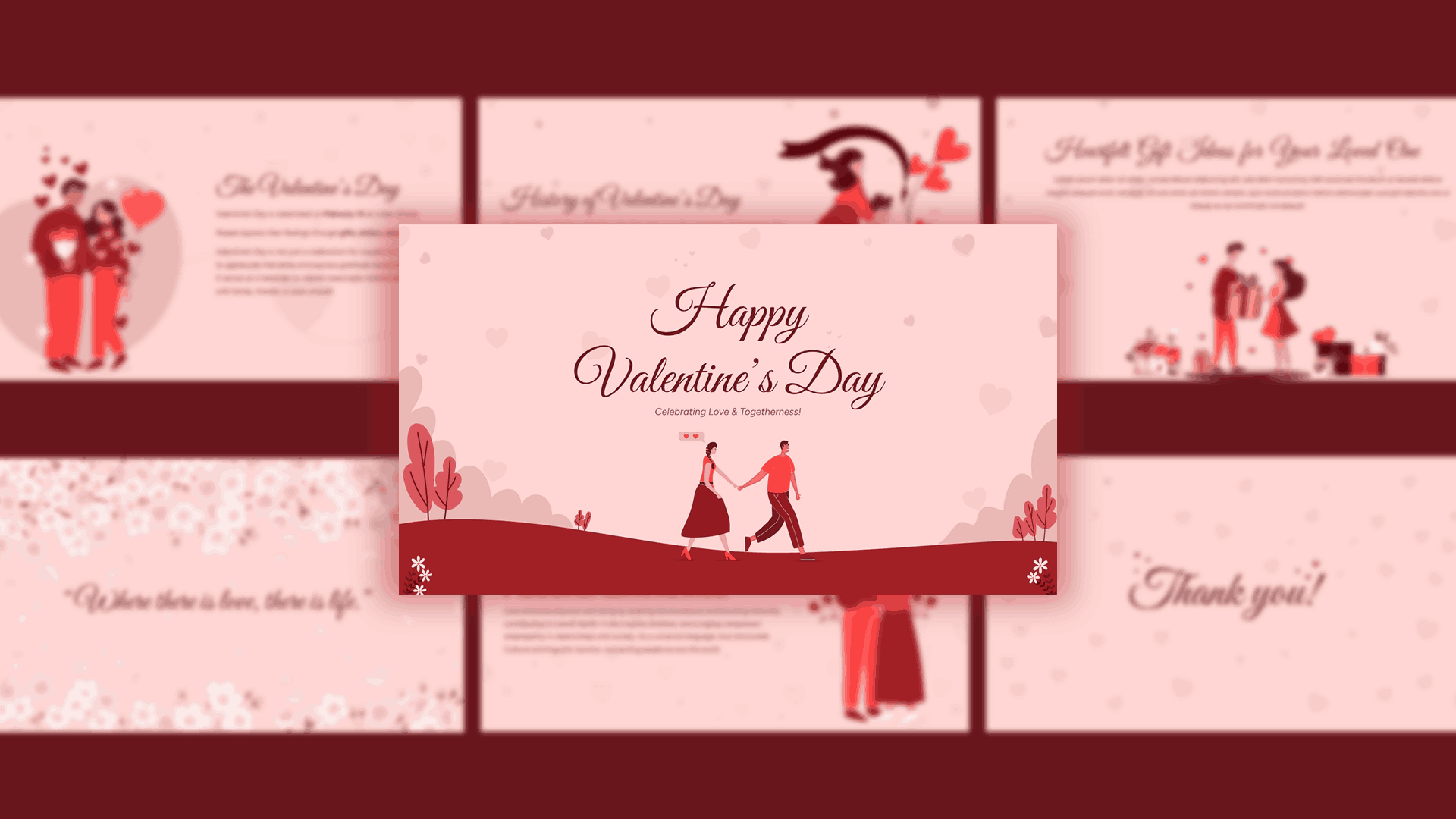 happy valentines day template