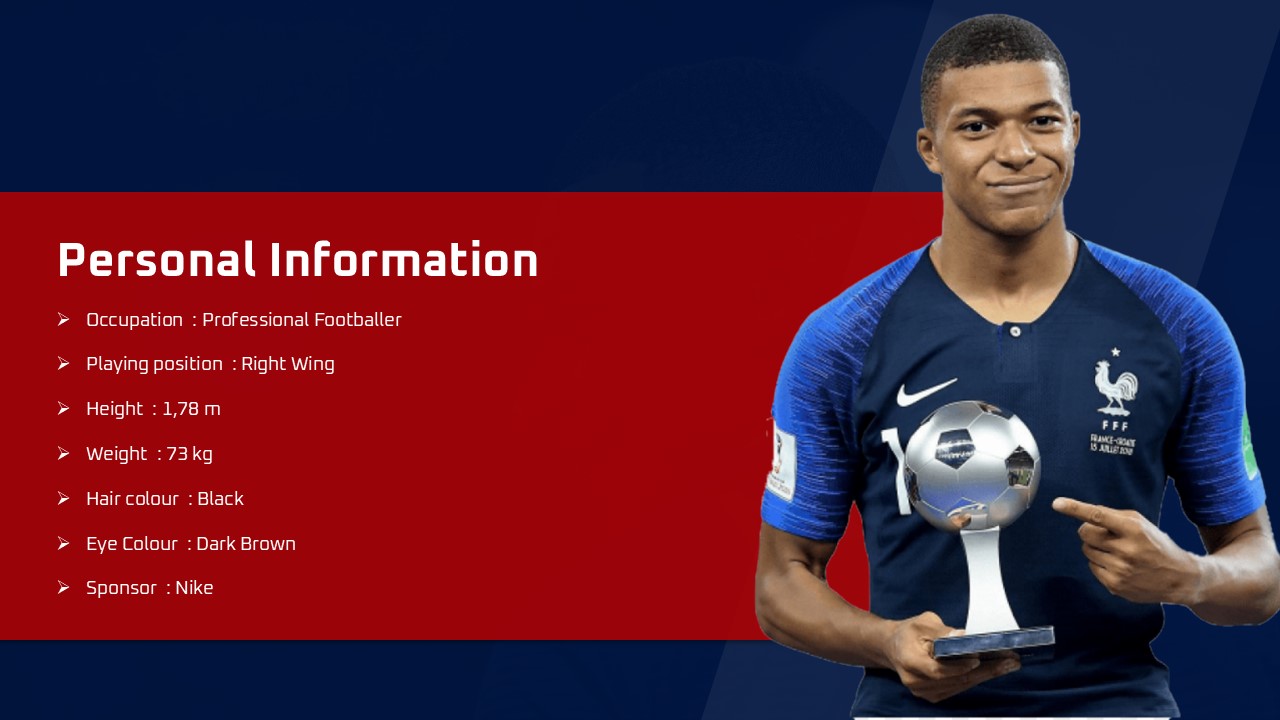 kylian mbappe personal information