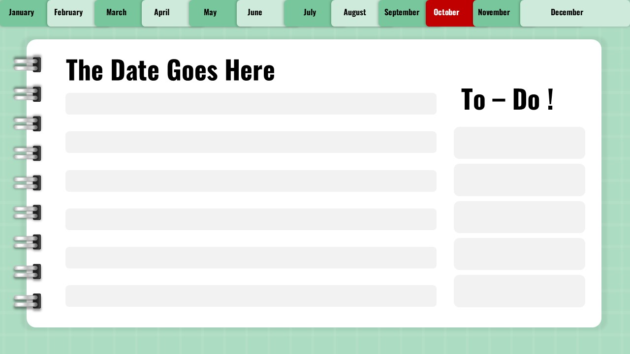 october 2025 to do list calendar