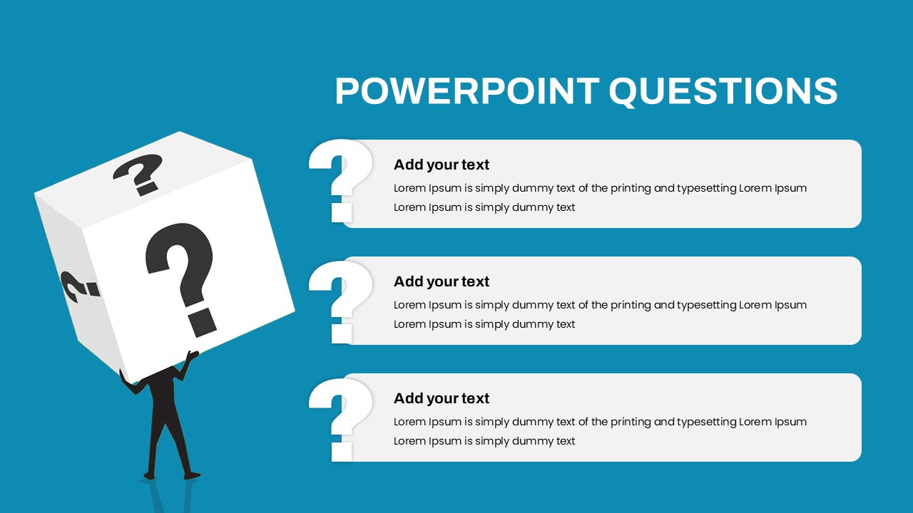 powerpoint questions infographics ppt