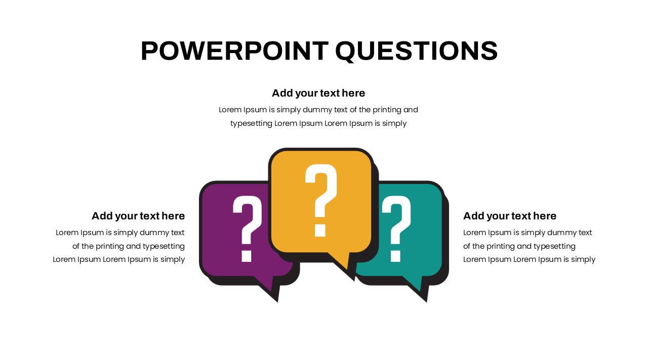 powerpoint questions infographics
