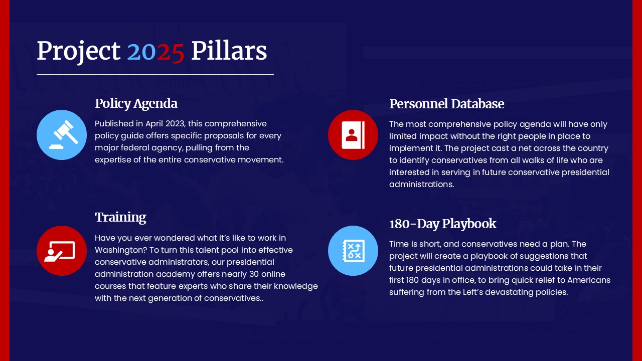 pilares del proyecto 2025