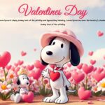 snoopy valentine background