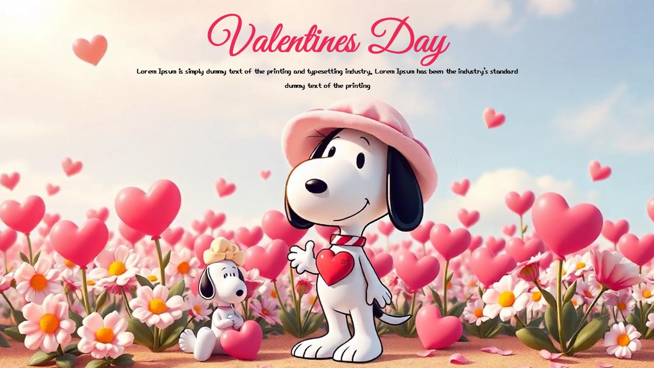 snoopy valentine background