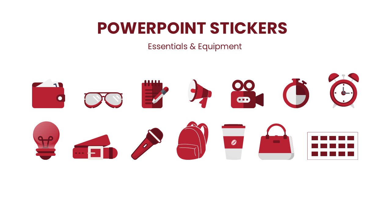 Plantilla de pegatinas para PowerPoint y Google Slides - SlideChef