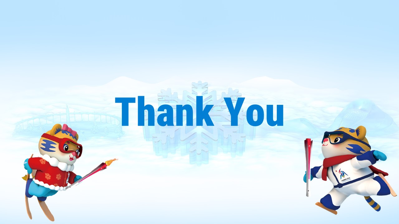 thank you asian winter games