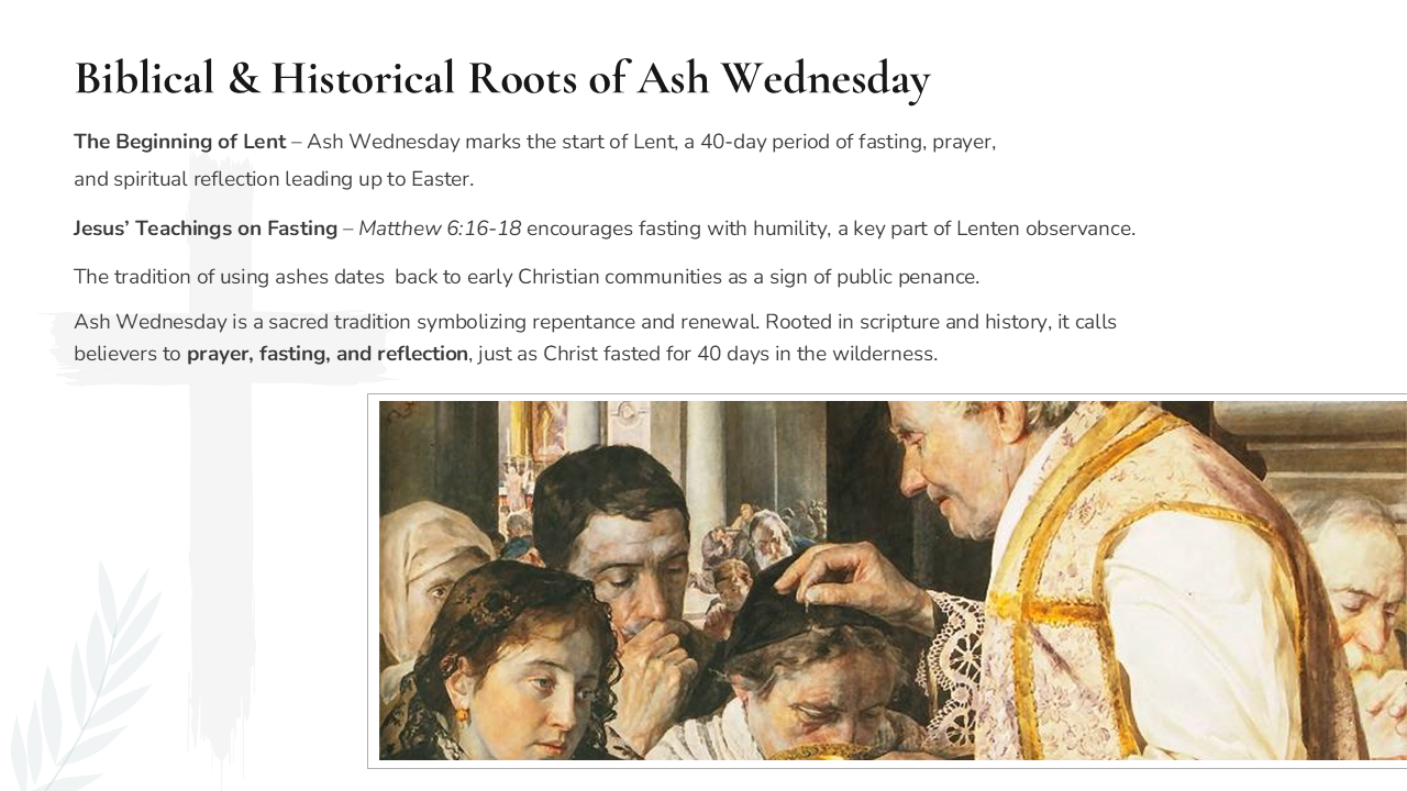 the lent days before easter